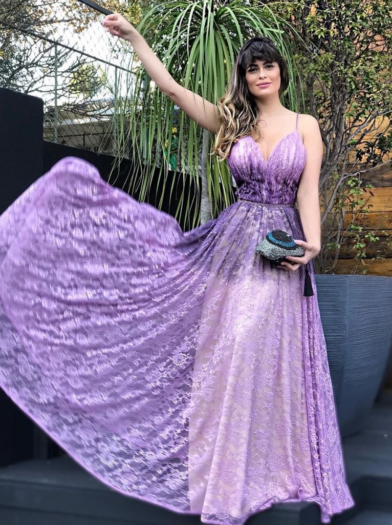 Vestidos fashion lavanda 2018